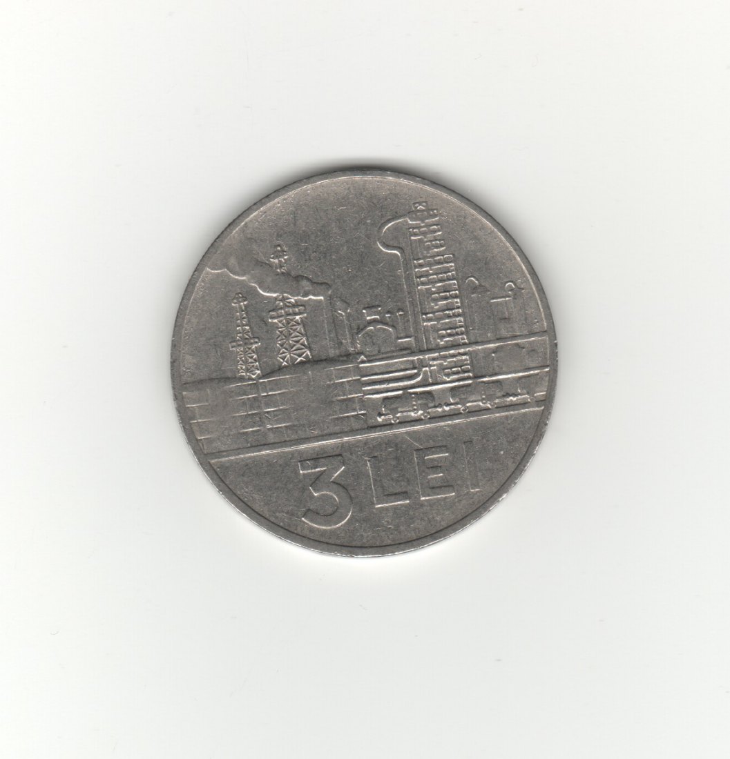  Rumänien 3 Lei 1966   