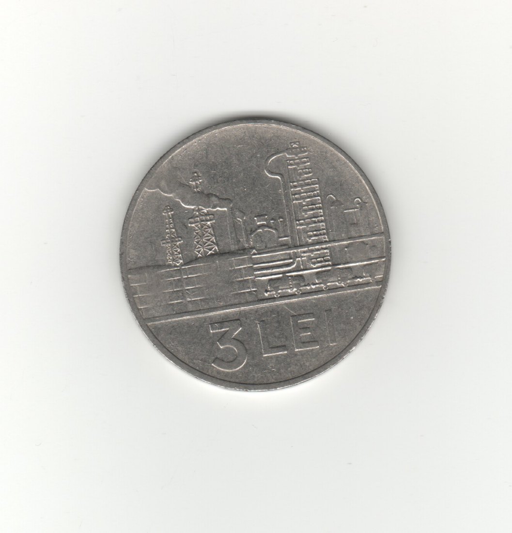  Rumänien 3 Lei 1966   