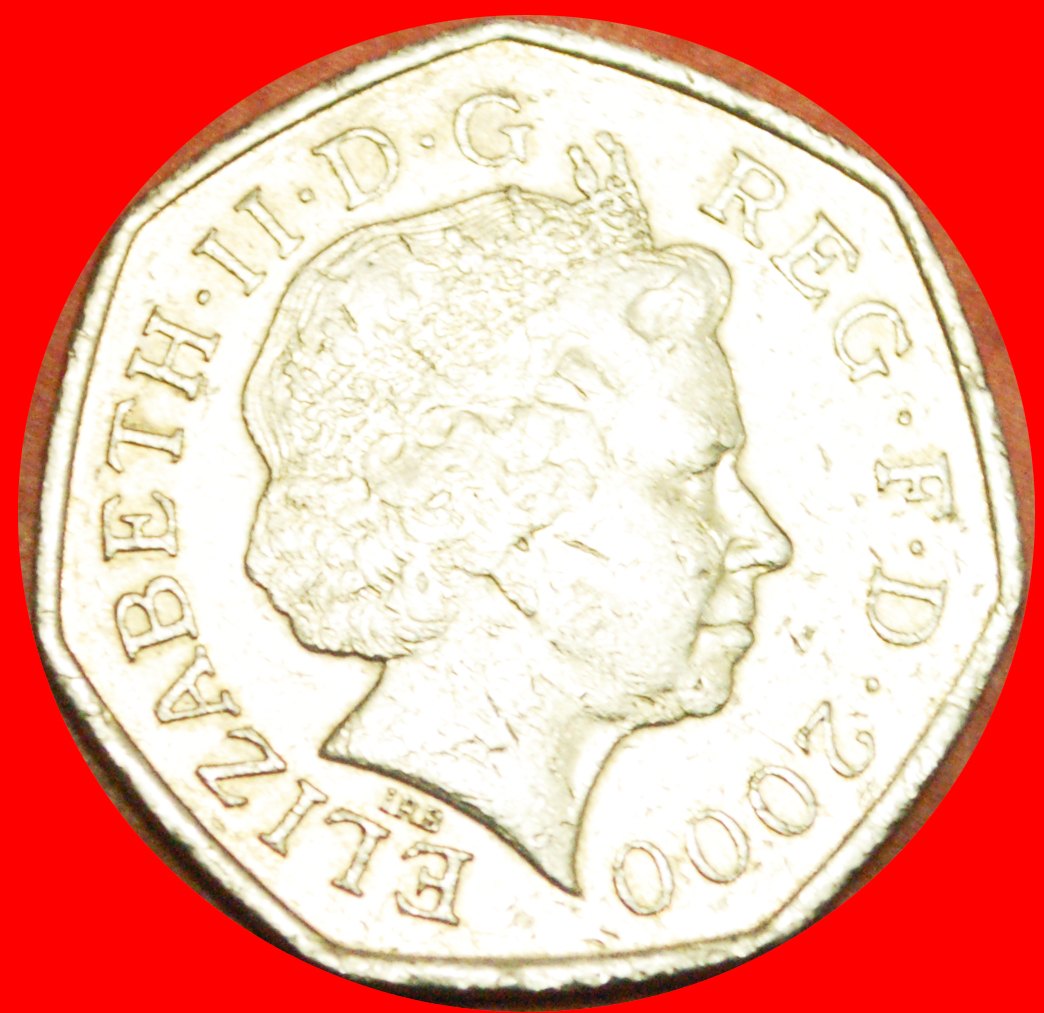  # BIBLIOTHEK (2000-2009): GROSSBRITANNIEN ★ 50 PENCE 1850 2000! OHNE VORBEHALT!   