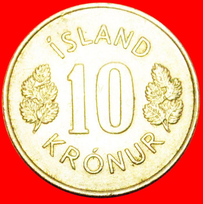  # GROSSBRITANNIEN 4 GEISTEN (1967-1980): ISLAND ★ 10 KRONER 1973! OHNE VORBEHALT!   