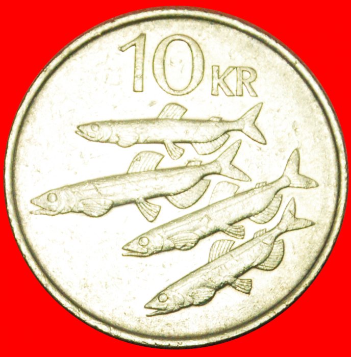  # GREAT BRITAIN CAPELIN FISHES (1984-1994): ICELAND ★ 10 CROWNS 1987! LOW START ★ NO RESERVE!   
