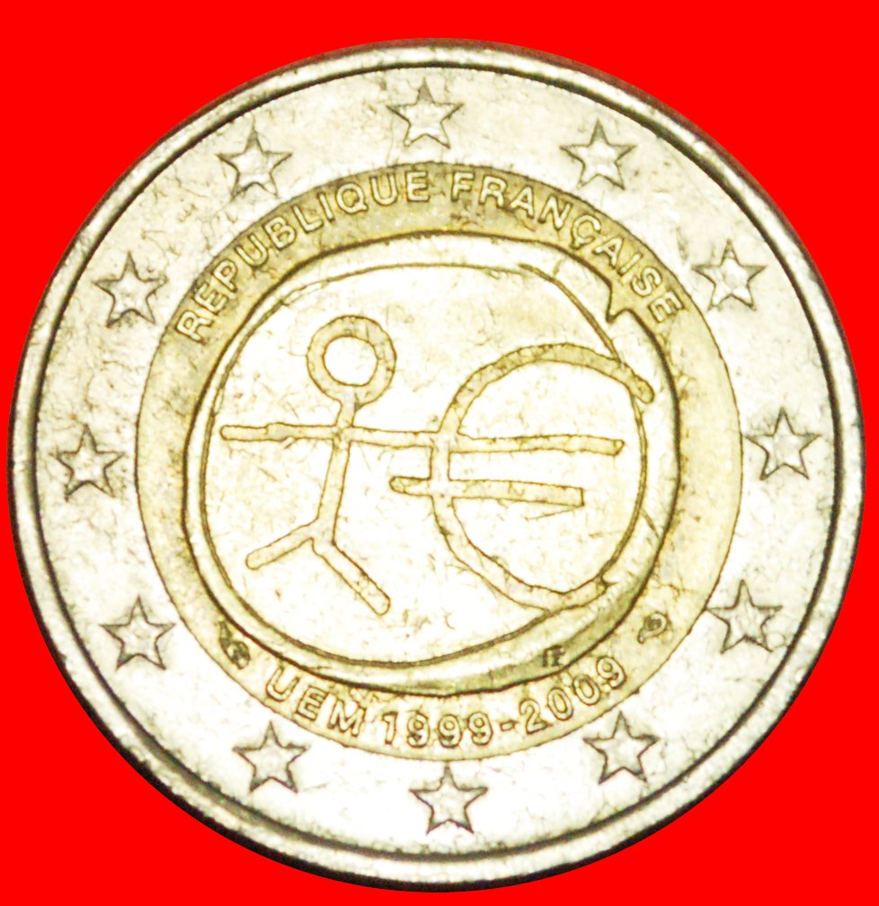  # MONETARY UNION: FRANCE ★ 2 EURO 1999-2009! LOW START ★ NO RESERVE!   