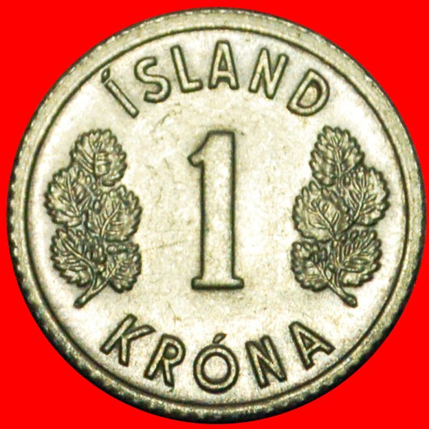 # GREAT BRITAIN 4 SPIRITS (1976-1980): ICELAND ★1 CROWN 1978 UNC MINT LUSTER★LOW START ★ NO RESERVE!
