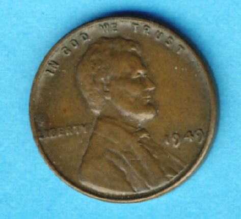  USA 1 Cent 1949   