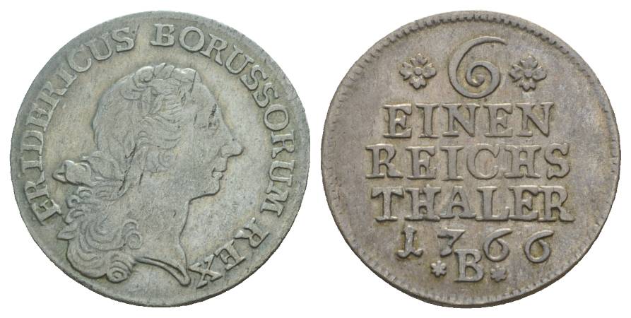  Altdeutschland, Kleinmünze 1766   