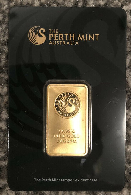 Goldbarren von Perth Mint 20 Gramm - Kängurubarren