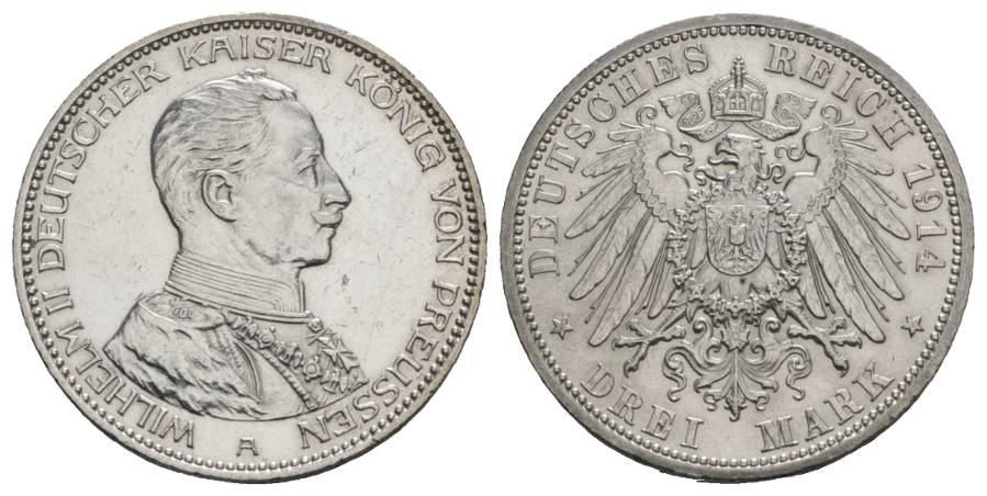  Preußen, 3 Mark 1914   