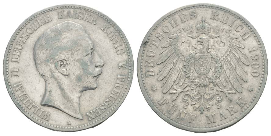  Preußen, 5 Mark 1900   