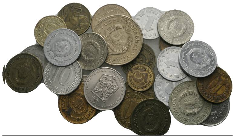  Jugoslawien, 26 Kleinmünzen   