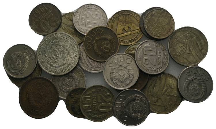  Russland, 24 Kleinmünzen   