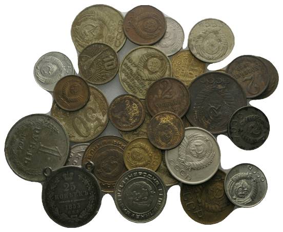  Russland, 30 Kleinmünzen   