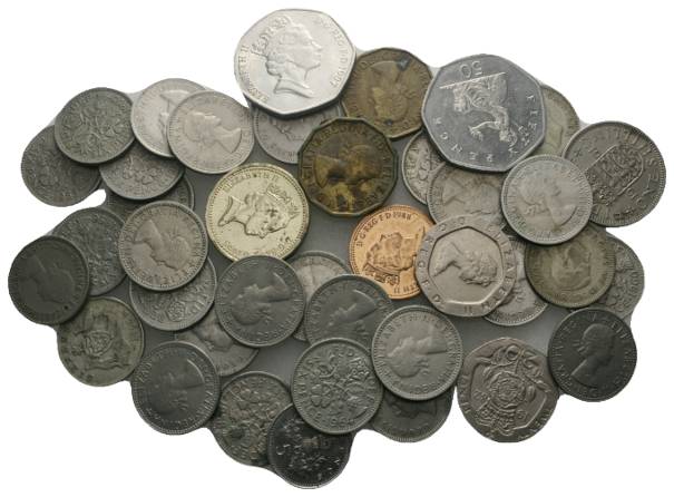  Großbritannien, 40 Kleinmünzen   