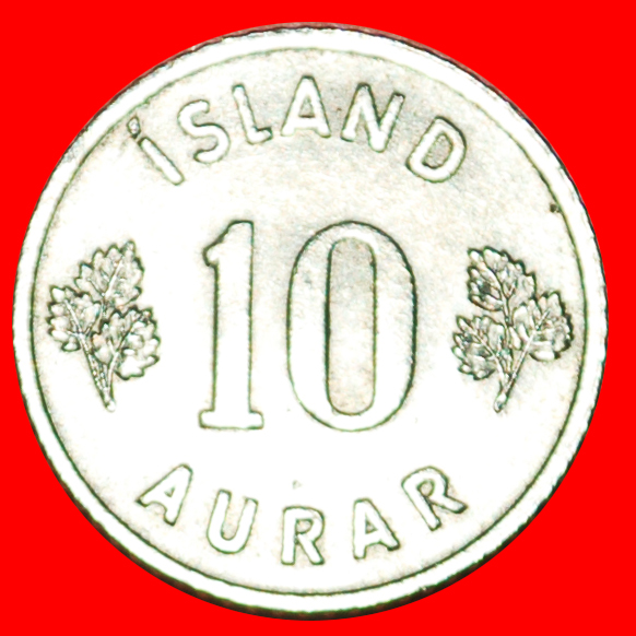  + GROSSBRITANNIEN BIRKE (1946-1969): ISLAND ★ 10 OERE 1958! OHNE VORBEHALT!   