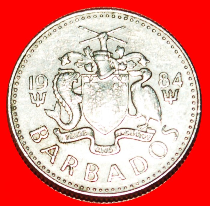  + GROSSBRITANNIEN (1973-2005): BARBADOS ★ 10 CENTS 1984! OHNE VORBEHALT!   