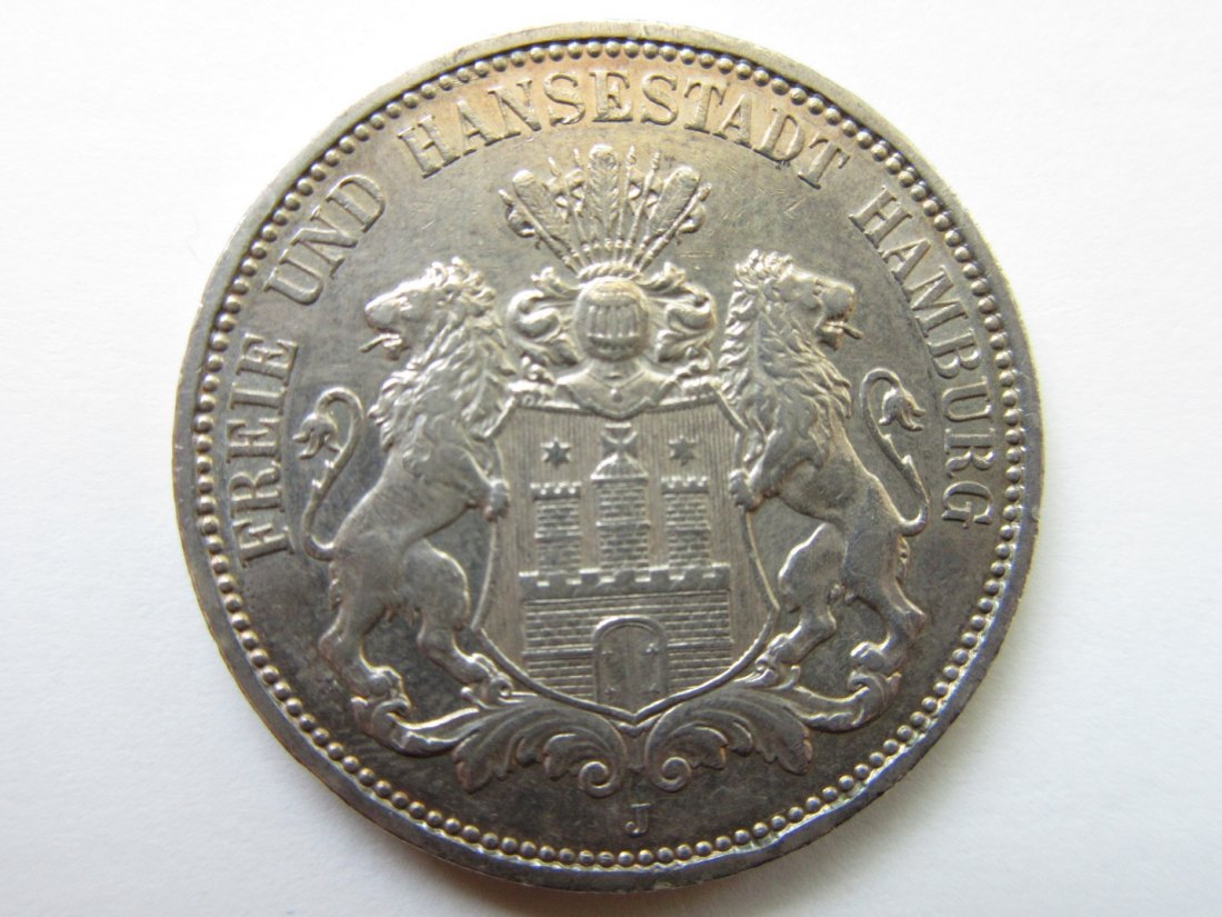 Hamburg 3 Mark 1912