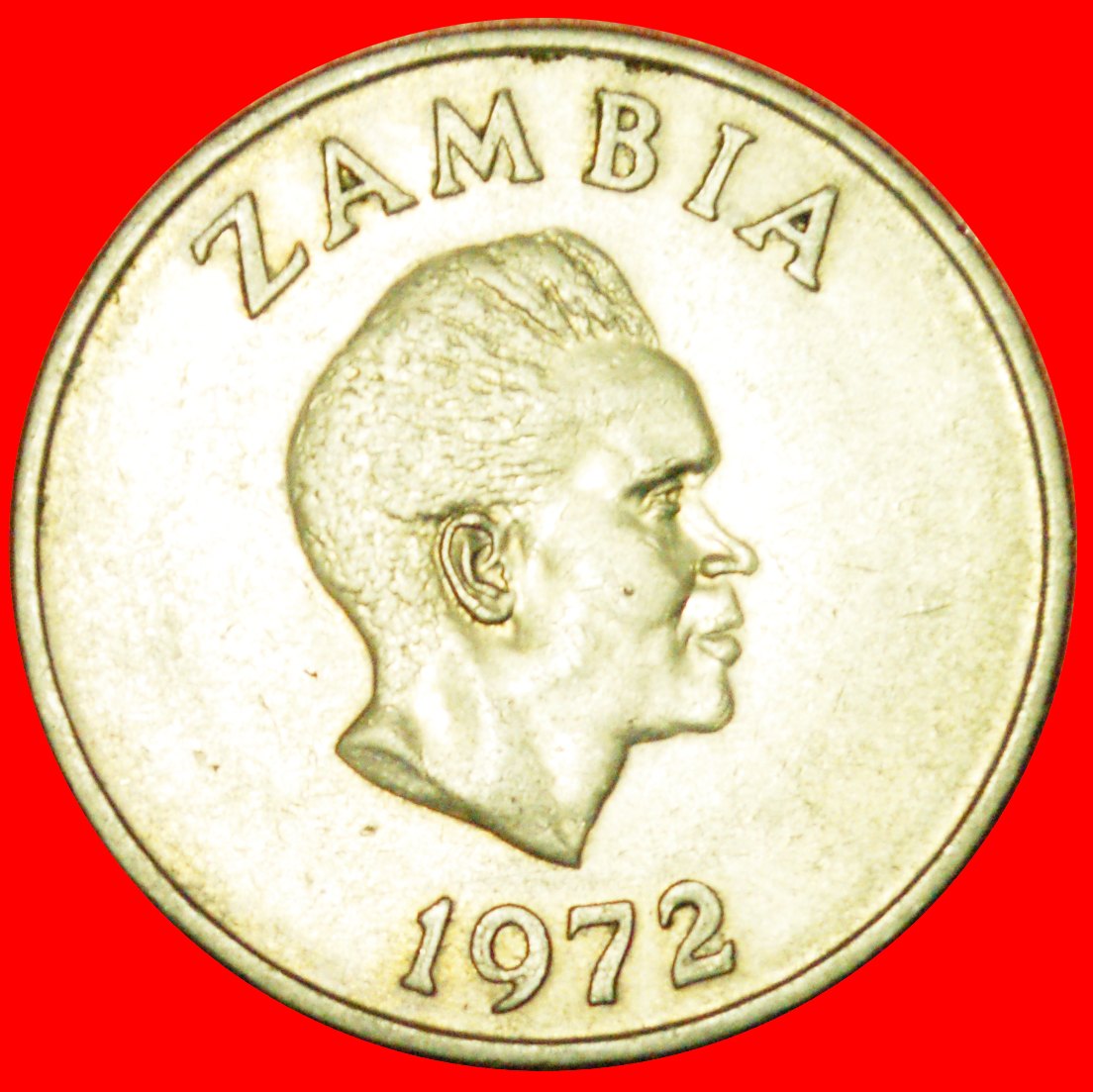  + GROSSBRITANNIEN: SAMBIA ★ 20 NGWEE 1972! OHNE VORBEHALT!   