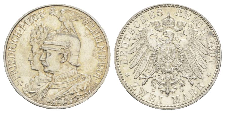  Preußen, 2 Mark 1901   