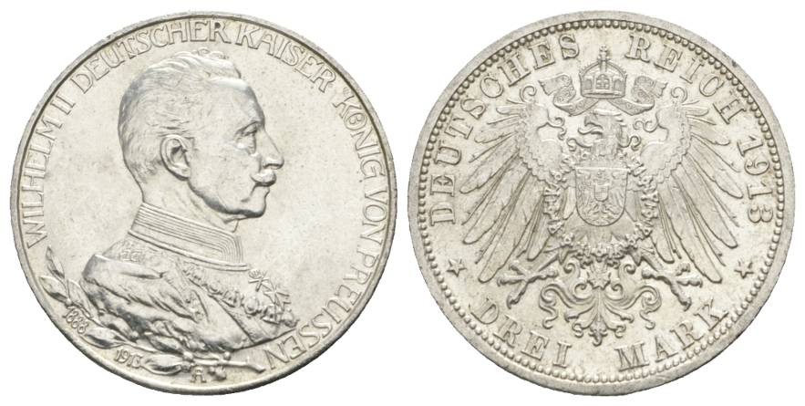 Preußen, 3 Mark 1913   