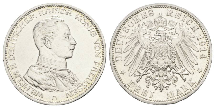  Preußen, 3 Mark 1914   