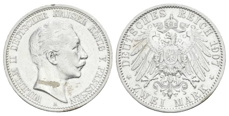  Preußen, 2 Mark 1907   