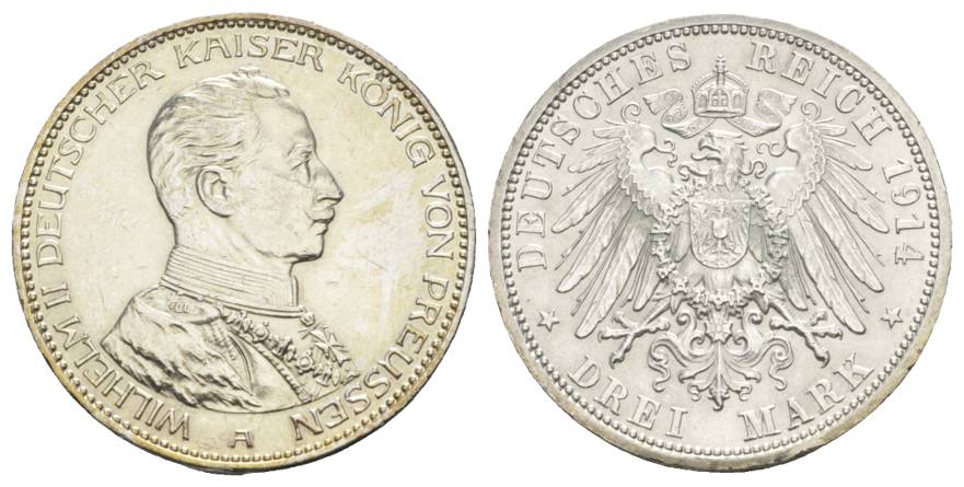  Preußen, 3 Mark 1914   