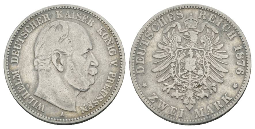  Preußen, 2 Mark 1876   