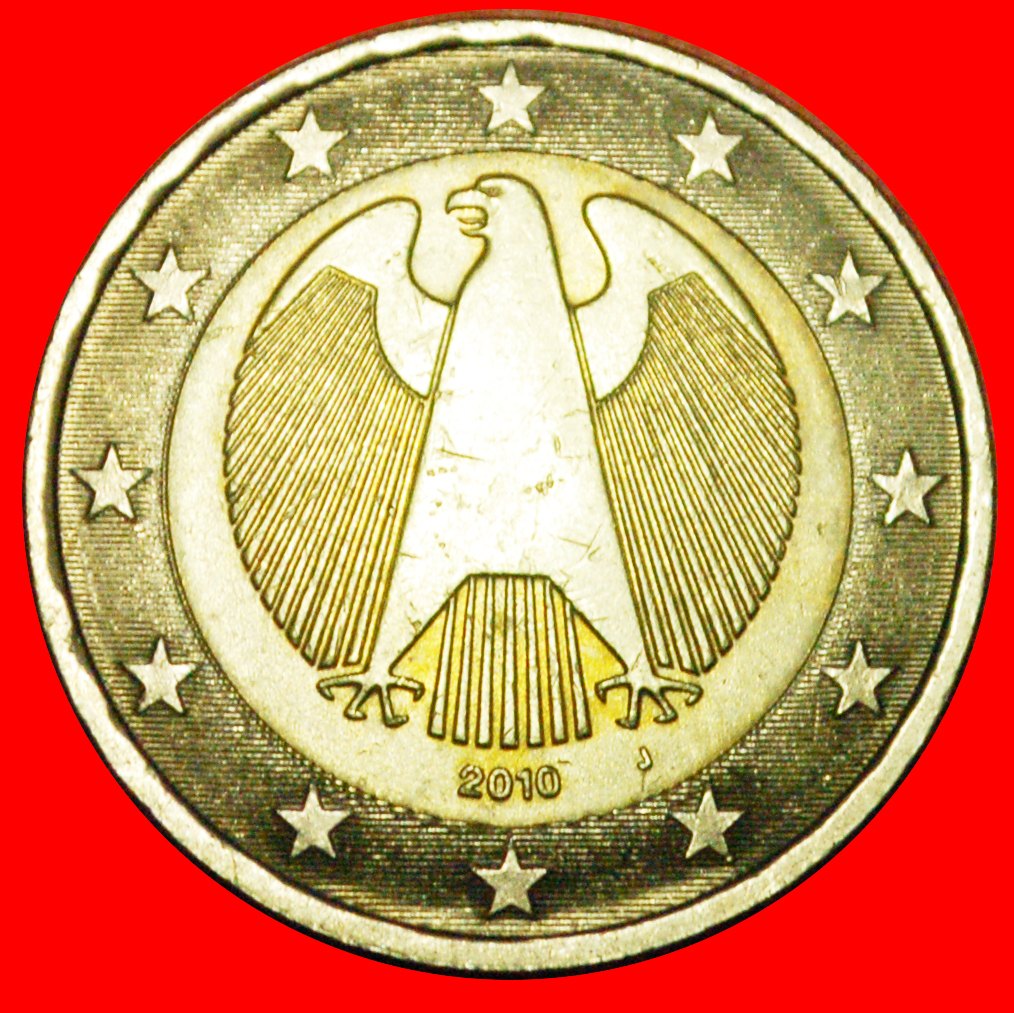 + NICHT-PHALLISCHE TYP (2008-2019): DEUTSCHLAND ★ 2 EURO 2010J! OHNE VORBEHALT!