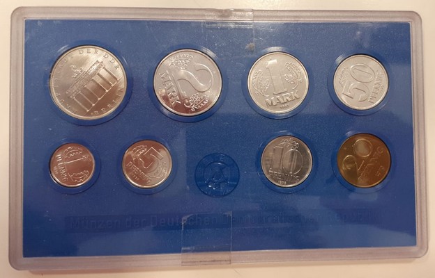  DDR  Münzen der Deutschen Demokratischen Republik 1 Pfennig -  5 Mark 1979   
