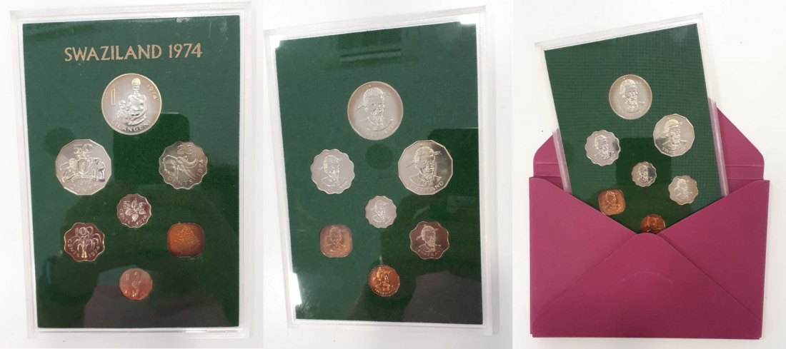  Eswatini Swaziland 10 Cents Sobhuza II Independence 1968 KM#2  FM-Frankfurt Feinsilber: 3,5g   