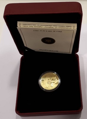 Kanada  100 Dollar  2012 MM-Frankfurt Feingold: 7g Cariboo Goldrausch  