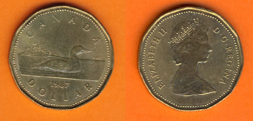  Kanada 1 Dollar 1987   