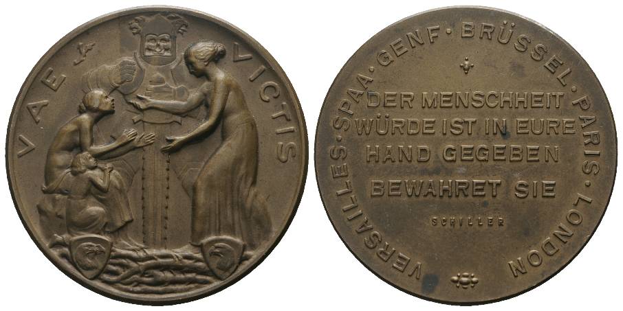  Bronzemedaille o.J.; 51,8 g, Ø 50 mm   