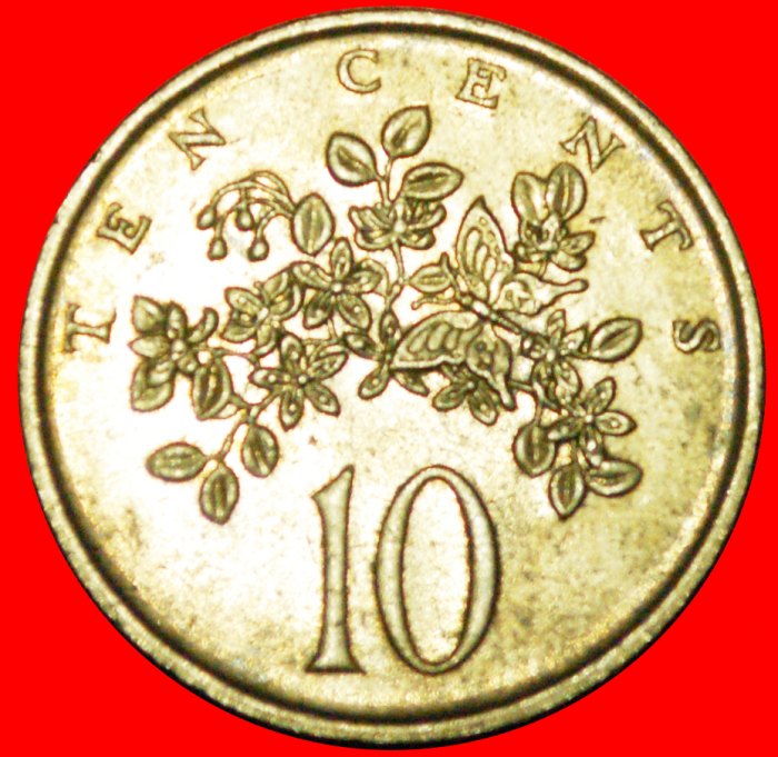  + SCHMETTERLING (1969-1989): JAMAIKA ★ 10 CENTS 1989! OHNE VORBEHALT!   