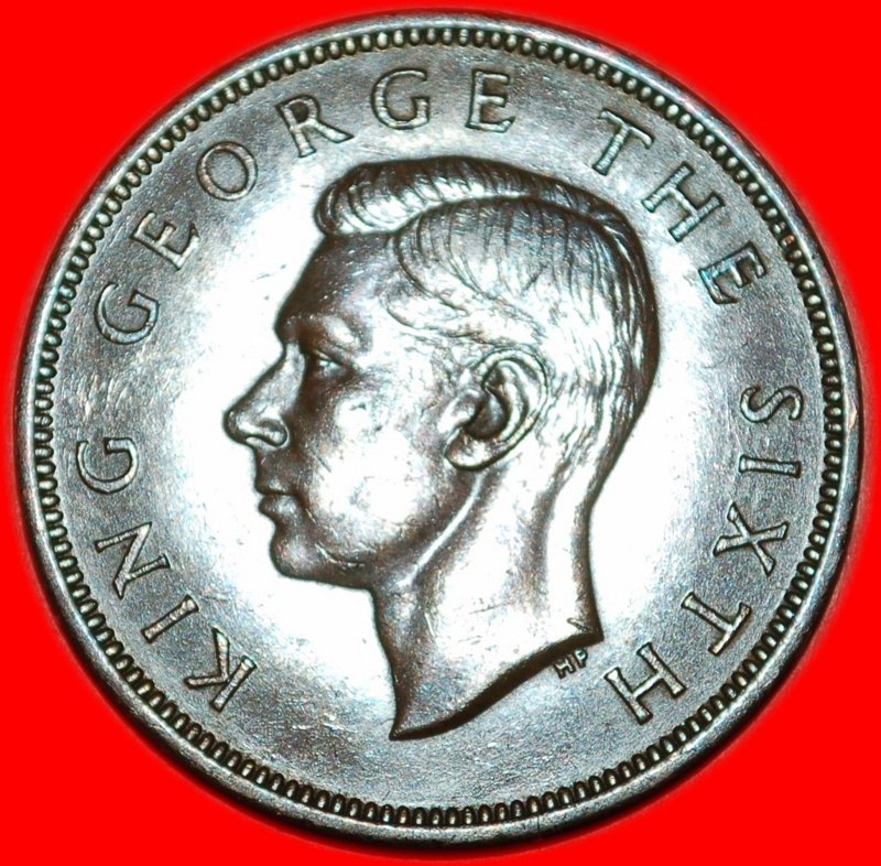  Ⰶ UNCOMMON IN THIS CONDITION★ NEW ZEALAND★ PENNY 1952! LOW START ★ NO RESERVE! George VI (1937-1952)   