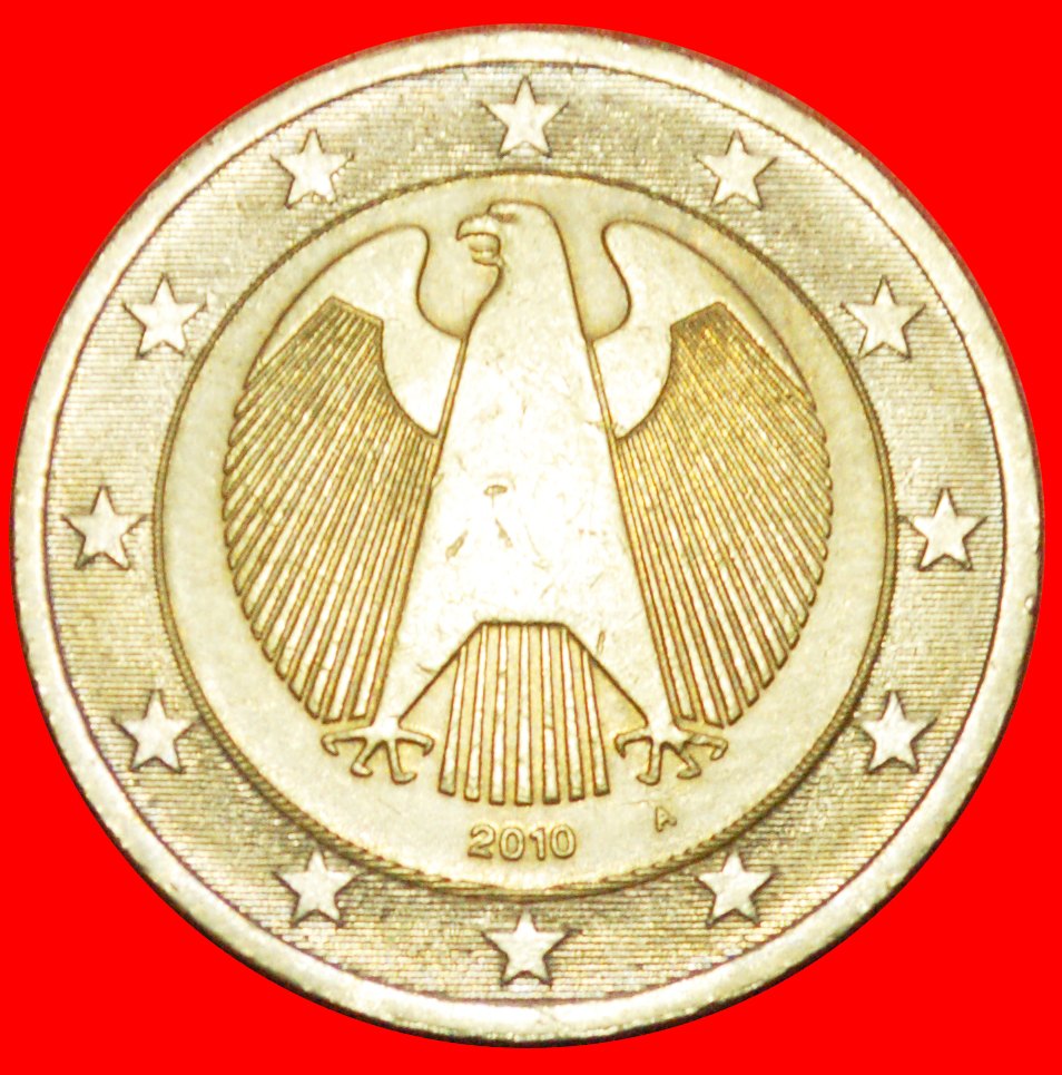  + NON-PHALLIC TYPE (2008-2019): GERMANY ★ 2 EURO 2010A! LOW START ★ NO RESERVE!   