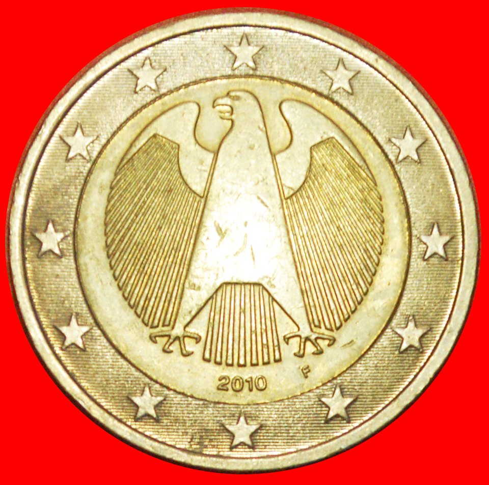 + NON-PHALLIC TYPE (2008-2019): GERMANY ★ 2 EURO 2010F! LOW START ★ NO RESERVE!