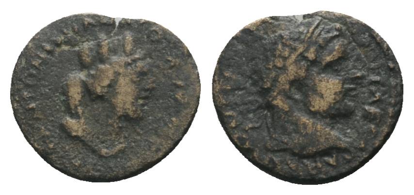  Antike, Römisches Kaiserreich, Kleinbronze; 1,58 g, Ø 15 mm   