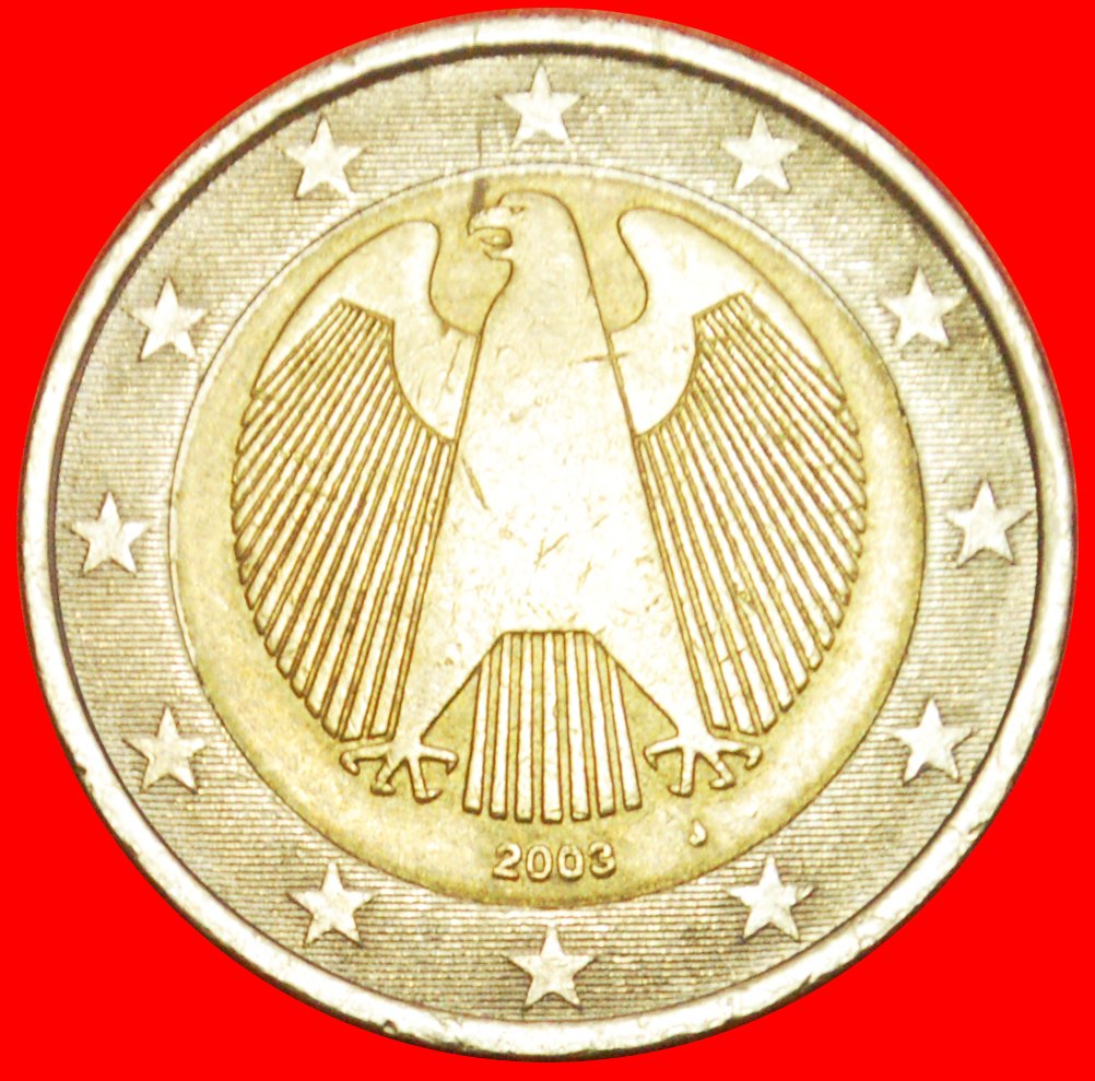 + PHALLIC TYPE (2002-2006): GERMANY ★ 2 EURO 2003J! LOW START ★ NO RESERVE!