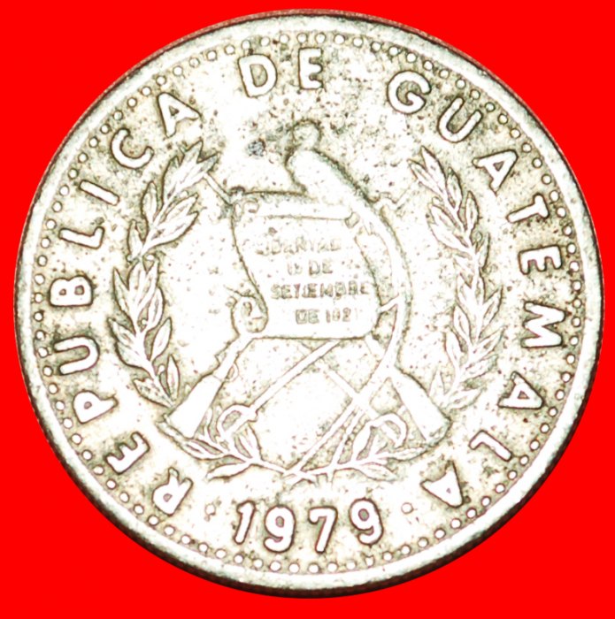  + MAYA-SKULPTUR (1976-2009): GUATEMALA ★ 10 CENTAVOS 1979! OHNE VORBEHALT!   