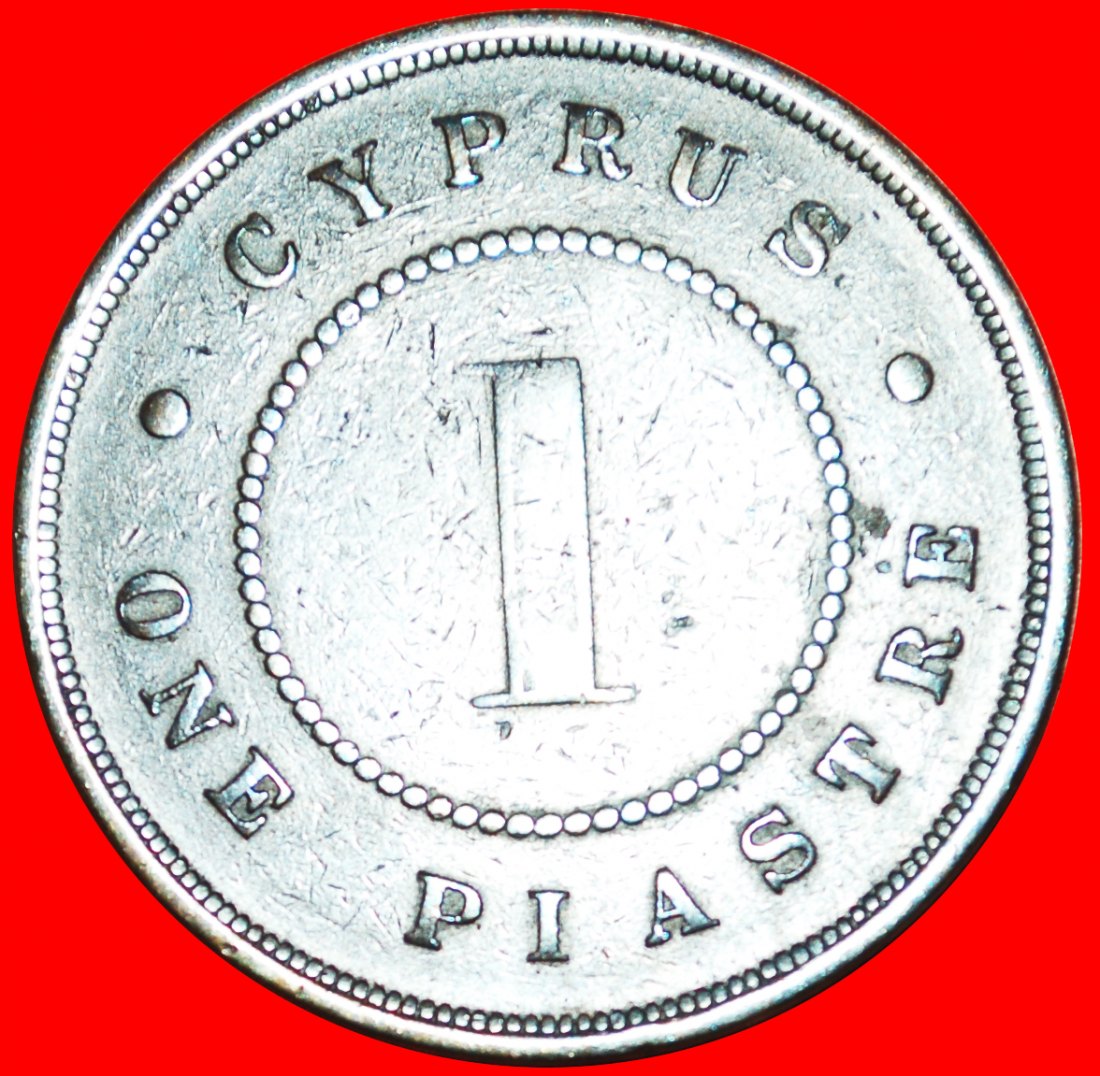  + UNCOMMON: CYPRUS ★ 1 PIASTRE 1886! LOW START ★ NO RESERVE!   