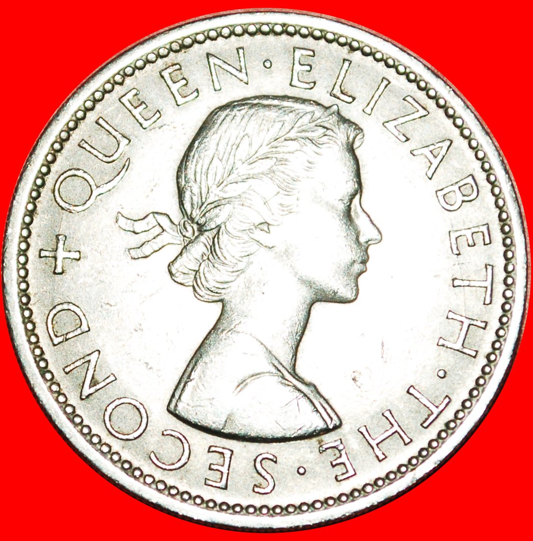  * GROSSBRITANNIEN 1961-1965:NEUSEELAND★FLORIN 1962 GEKLEIDETE ELIZABETH II 1953-2022★OHNE VORBEHALT!   
