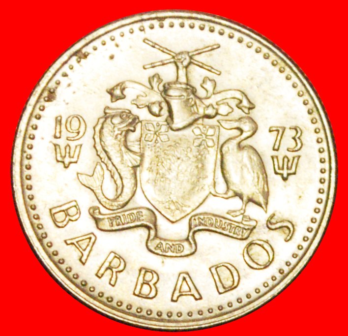  + GROSSBRITANNIEN (1973-2005): BARBADOS ★ 10 CENTS 1973 ENTDECKUNG MÜNZE! OHNE VORBEHALT!   