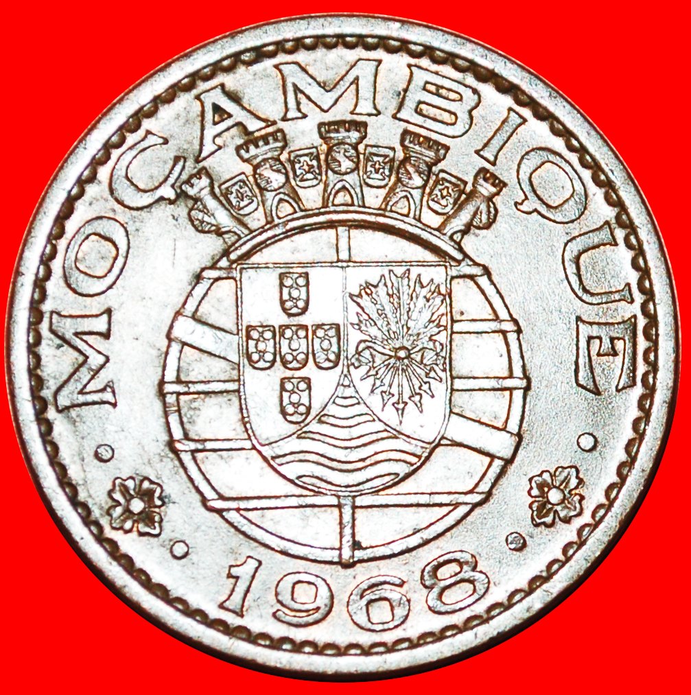  + PORTUGAL (1953-1974): MOZAMBIQUE ★ 1 ESCUDO 1968! LOW START ★ NO RESERVE!   