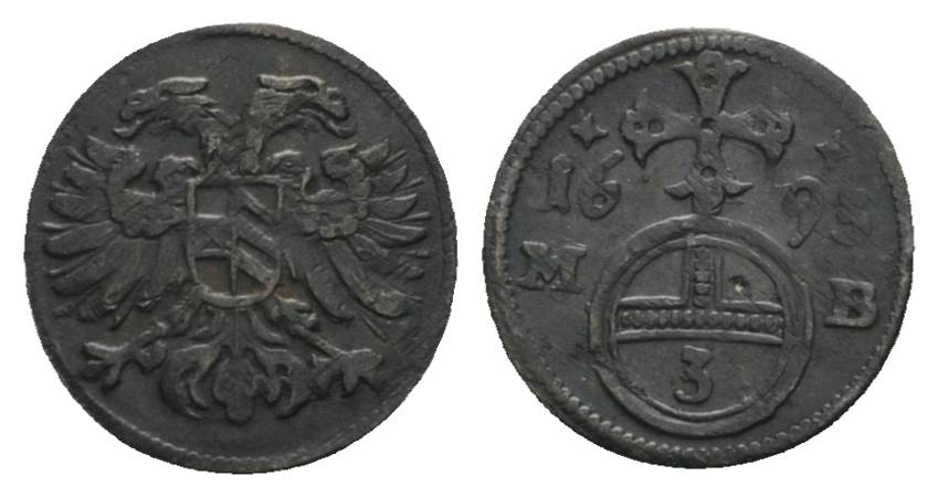  Altdeutschland, Kleinmünze 1693   