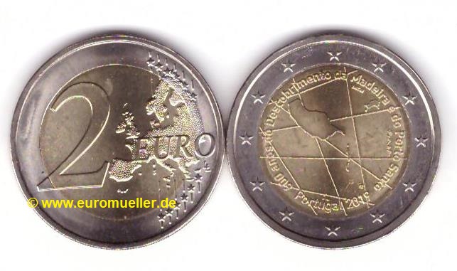 Portugal 2 Euro Gedenkmünze 2019...Madeira   