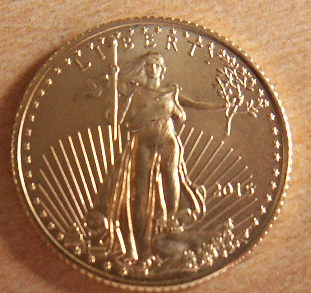 American Eagle Goldmünze 2015 - 1/10 oz 916,67/1000