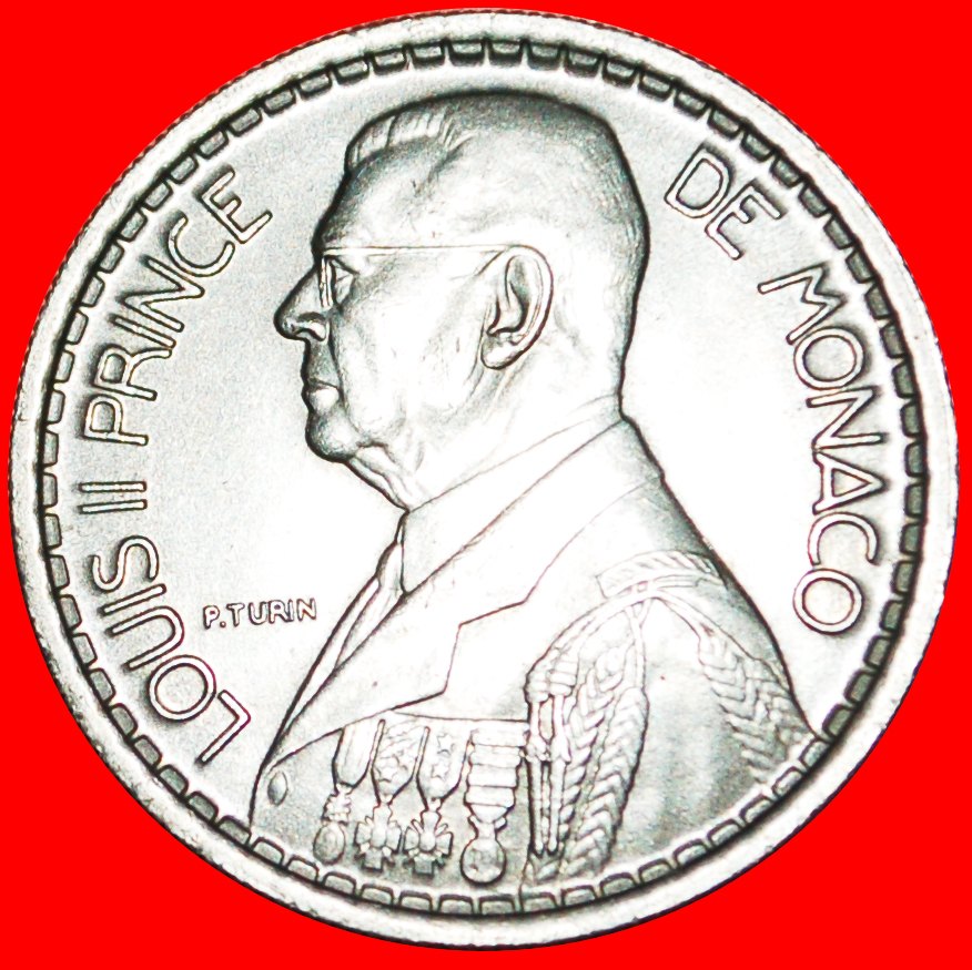  + FRANKREICH: MONACO ★ 10 FRANCS 1946! OHNE VORBEHALT! Louis II. (1922-1949)   