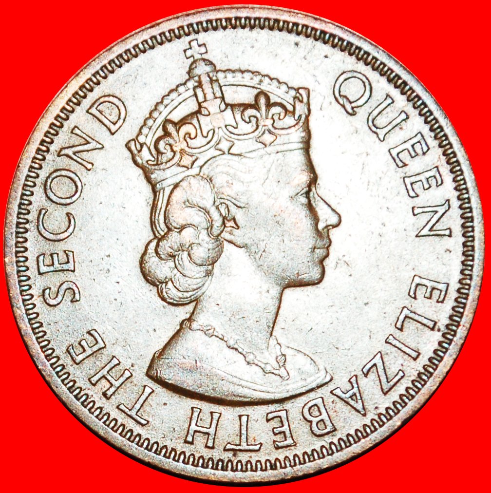  + GROSSBRITANNIEN (1955-1965): OSTKARIBISCHE TERRITORIEN ★ 1 CENT 1955! OHNE VORBEHALT!   