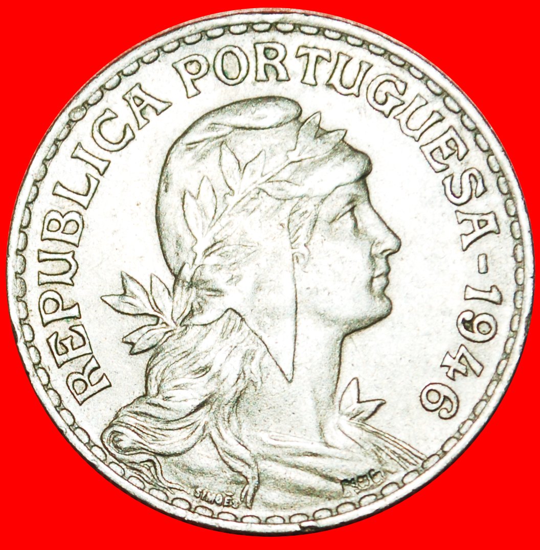 + LIBERTY (1927-1968): PORTUGAL ★ 1 ESCUDO 1946! LOW START ★ NO RESERVE!