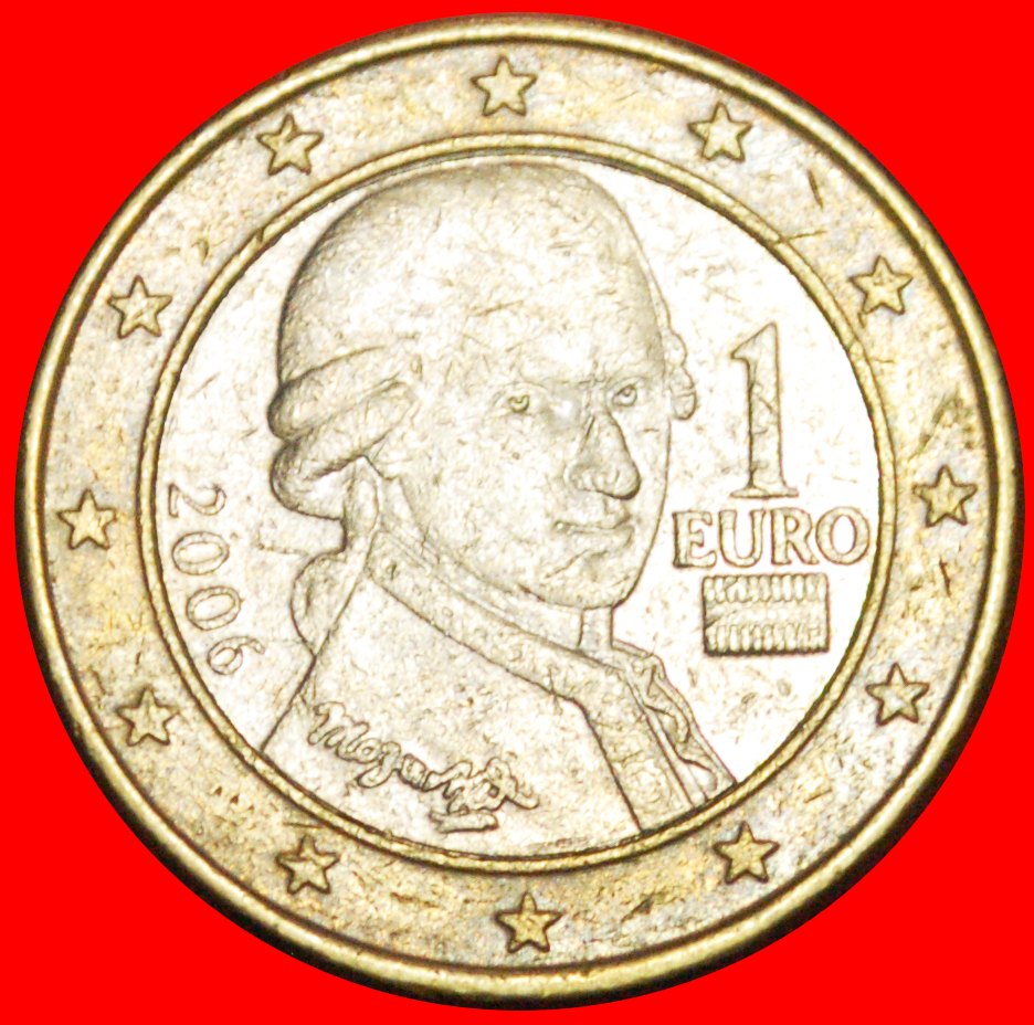 Ⰶ PHALLIC TYPE (2002-2007): AUSTRIA ★ 1 EURO 2006! LOW START ★ NO RESERVE!